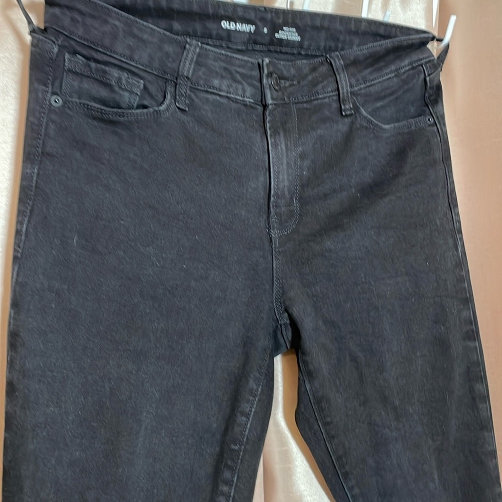 Old Navy midrise super skinny jeans, size 8, NWOT - Picture 2 of 7